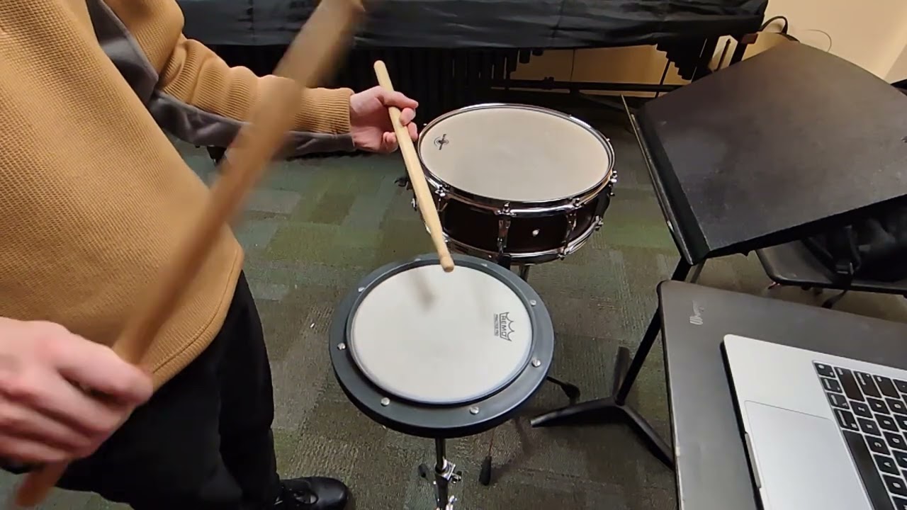 Franklin Regional HS Battery Audition - Jig 1 (Irish Spring) - Demonstration Video || Bill Scully