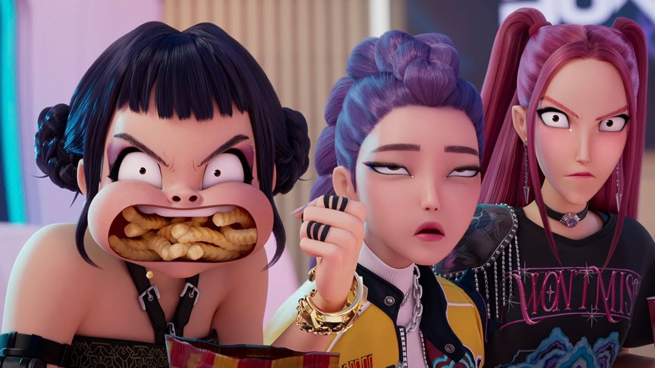 KPOP DEMON HUNTERS but just the girls being goofy