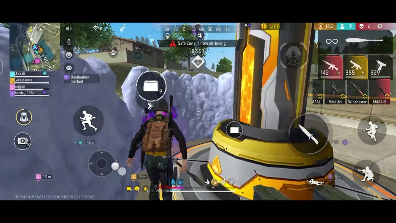 My gameplay ☠️ 1 vs 4