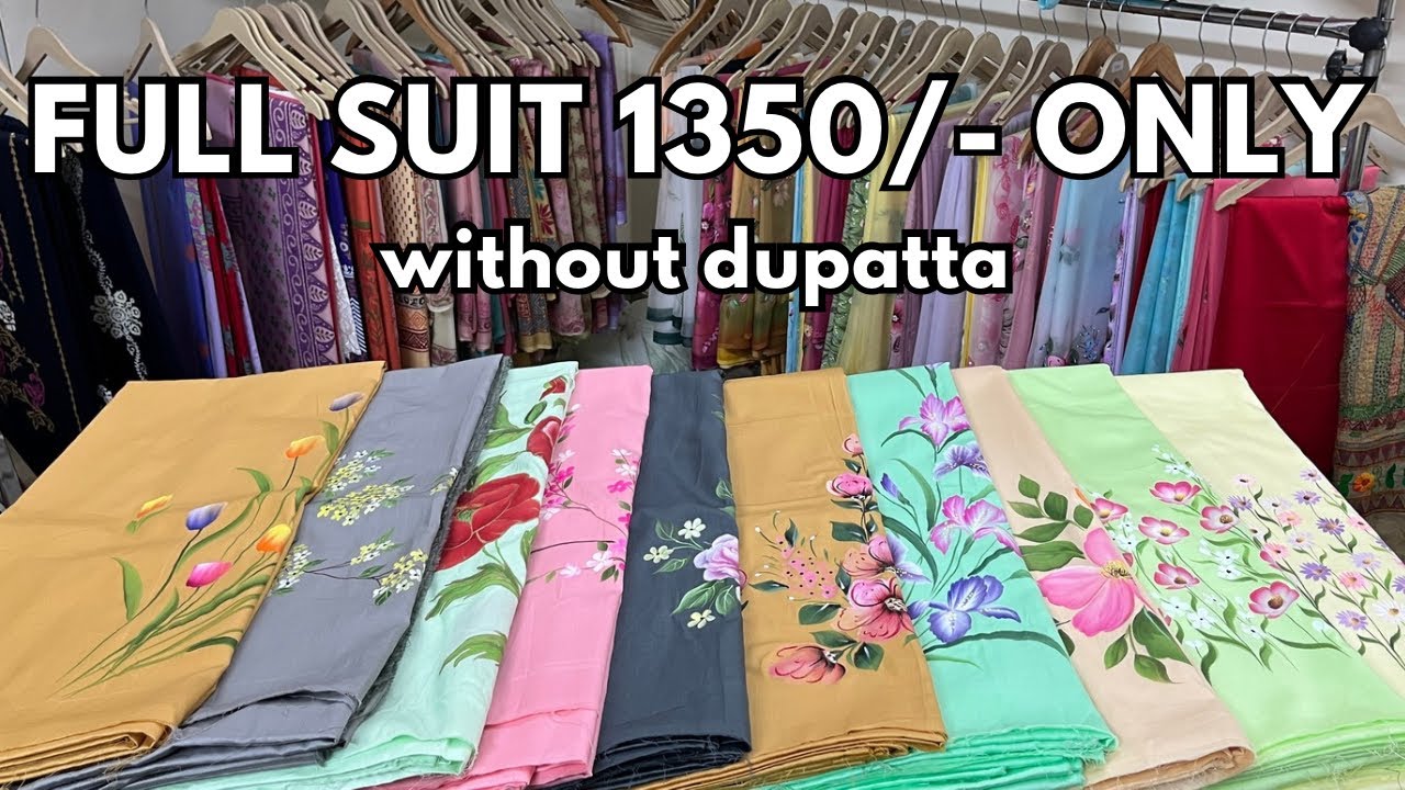 Hand-Painted Suits Without Dupattas | Unique Minimal Ethnic Wear | Kaurz Collectionz