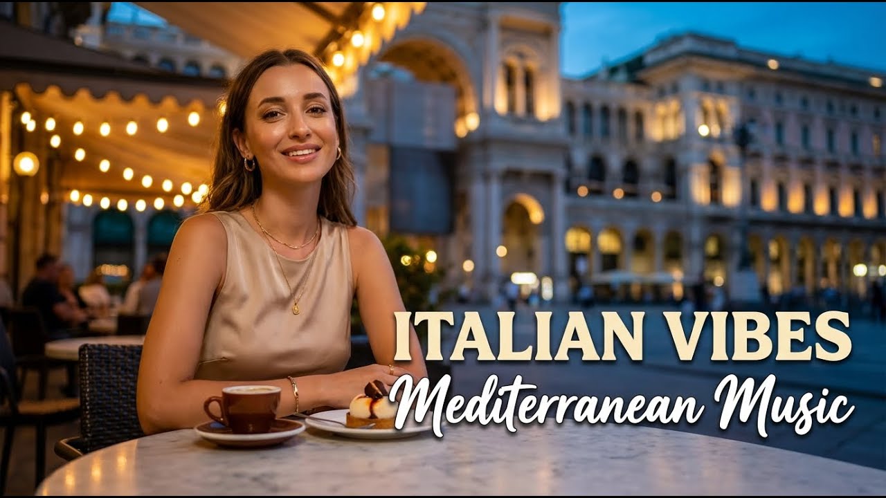 Mediterranean Italy Escape 🇮🇹 Italian Music 2+ Hours | Amalfi Coast & Lake Como Relaxation 4K