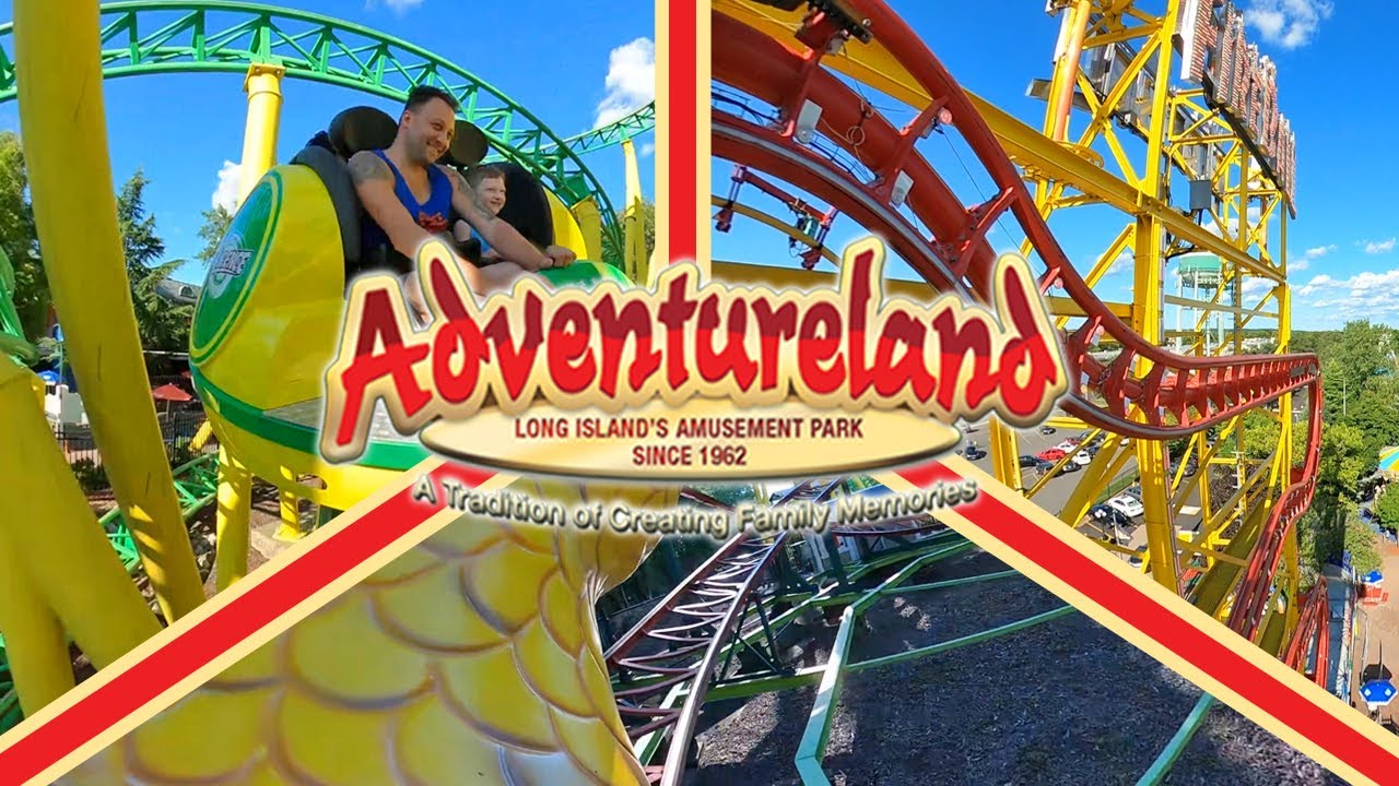 Every Major Coaster at Adventureland Long Island (4K POVs)- Adventureland, Long Island, NY