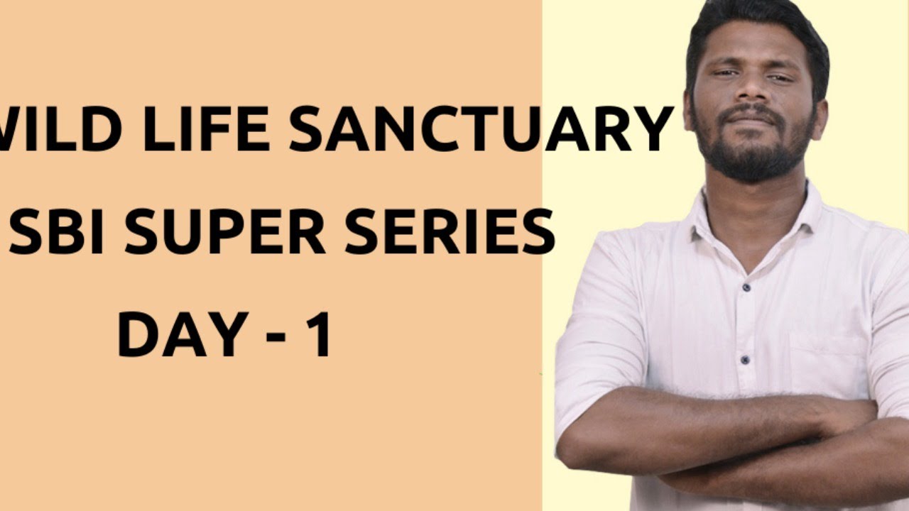 WILD LIFE SANCTUARIES ( CLUES ) | SUPER SERIES - DAY 1 | SBI CLERK | LIVE | Mr.JACKSON