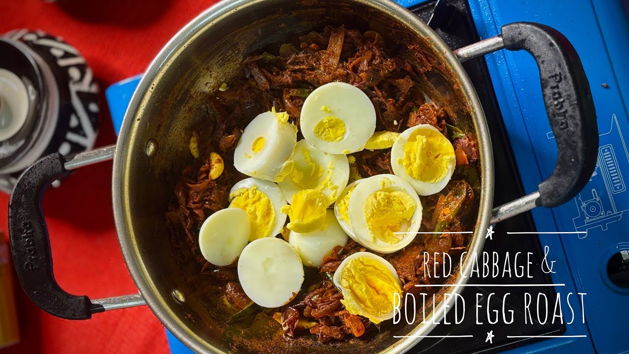 🥙 SPECIAL RED CABBAGE BOILED EGG ROAST ഇങ്ങനെ വെച്ച് നോക്കീട്ടുണ്ടോ 🍳 ❤️  |  Aami's Cooking Series 😍