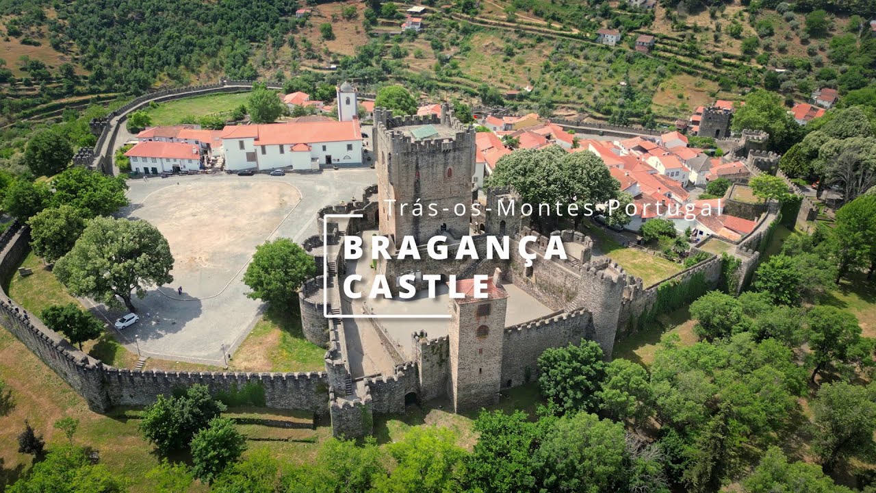 Bragança Castle from Above – Portugal’s Medieval Fortress in the Mountains
