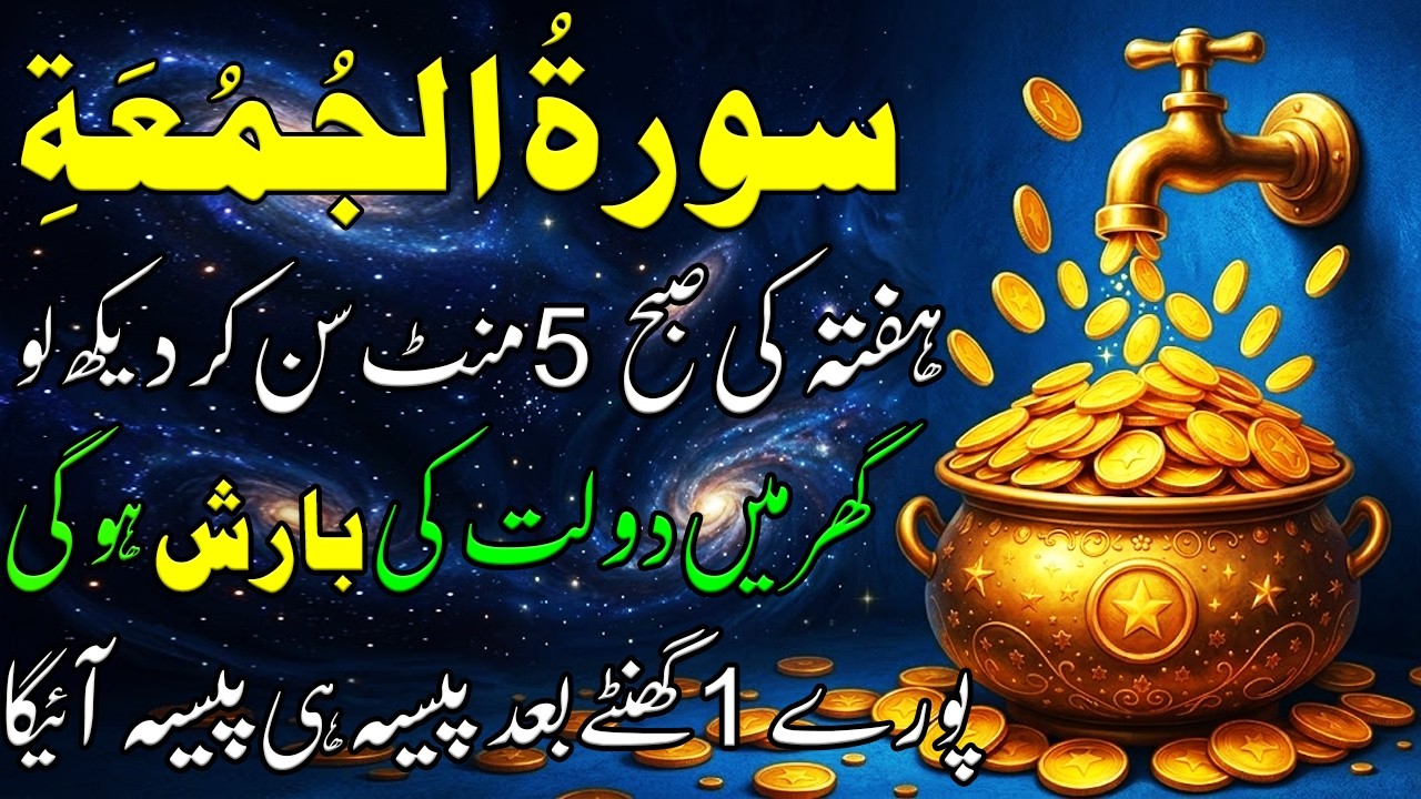 Listen Surah Al-Jumuah on Friday | Jumma Special Tilawat for Rizq & Peace  Rizq, Barakat & Sukoon