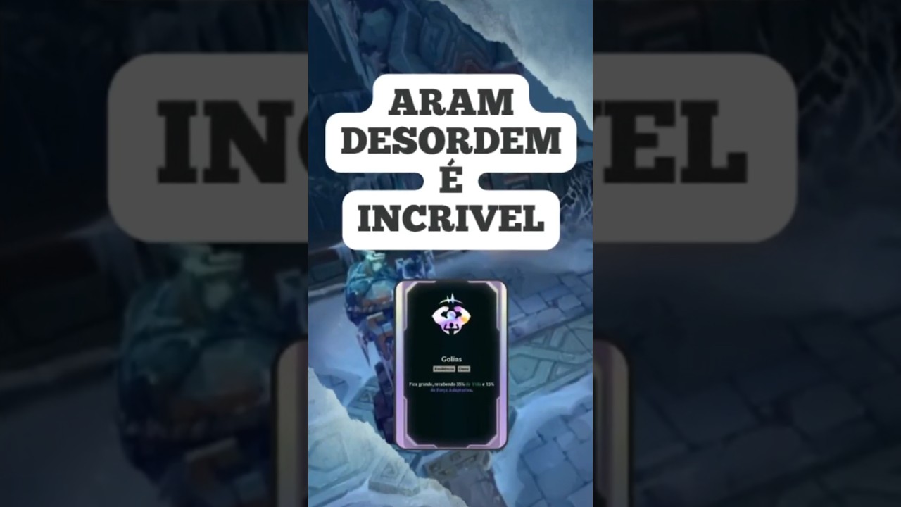 ARAM DESORDEM &Eacute; INCRIVEL