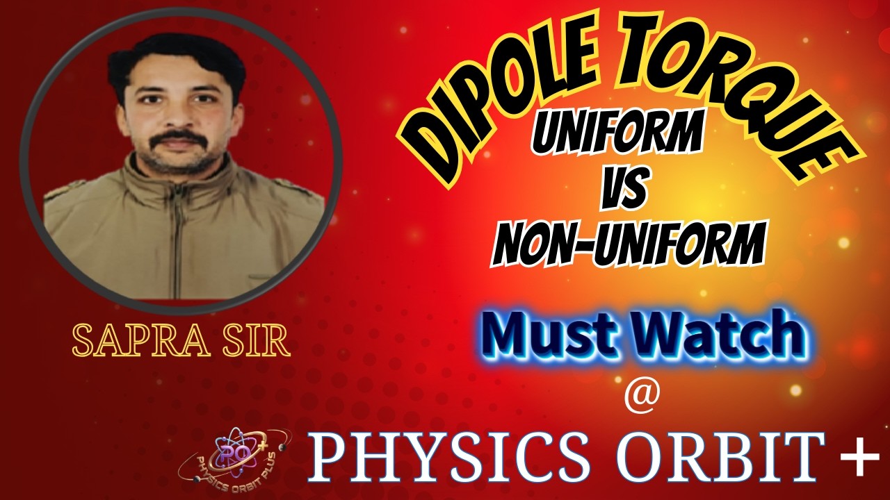 Torque on an Electric Dipole in Non-uniform & Uniform Electric Field
