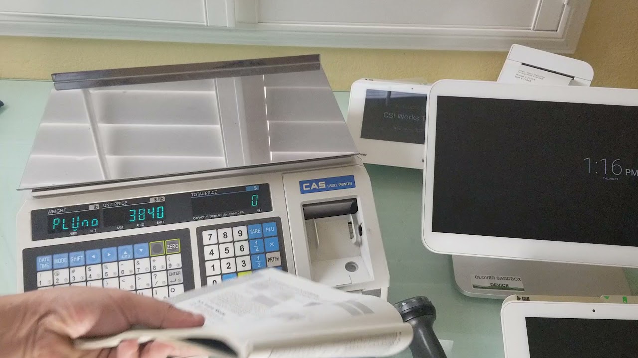 CAS LP1000N Error 1 The PLU number you have called up does not exist. How to troubleshoot how to fix