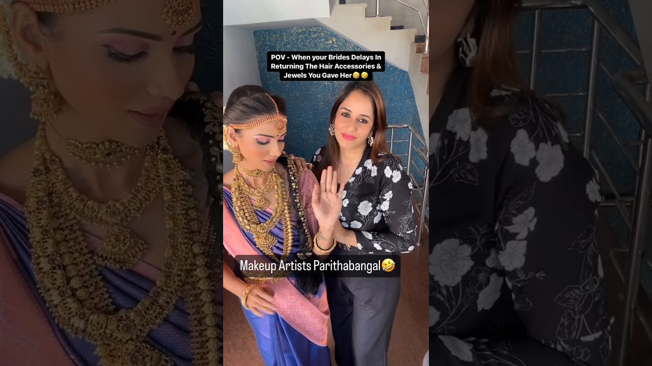 Tag that Makeup Artist 🤣 #MakeupArtist_parithabangal.    #deepthijenaglitz #shorts #deepthiskaruthu