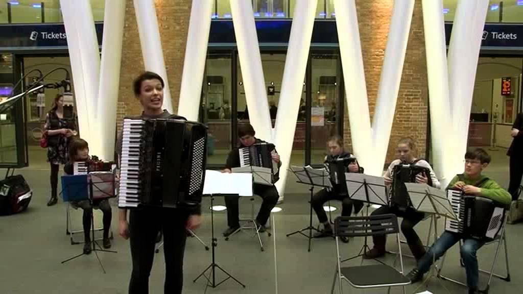 AYM's accordion orchestra with Ksenija Sidorova