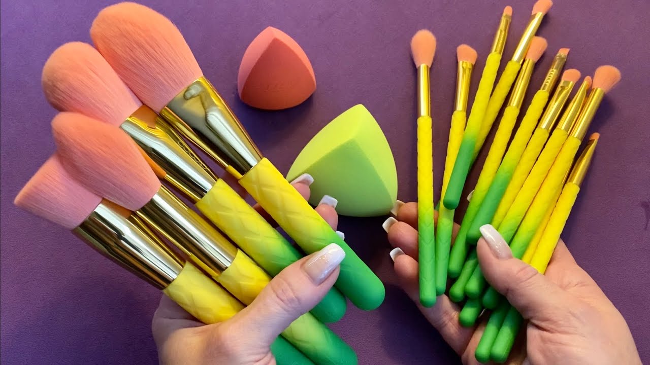 АСМР|Шёпот|Кисти для макияжа|ASMR|Makeup brushes|Whisper