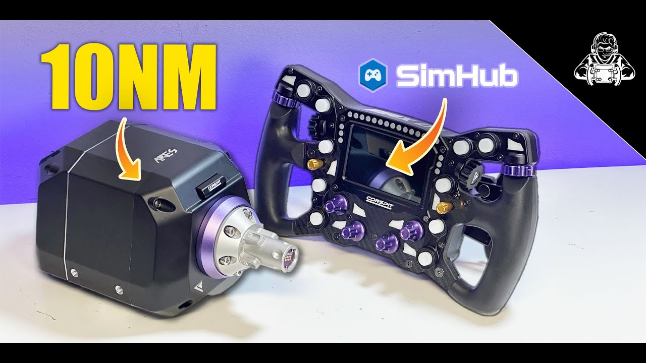 Simagic's biggest THREAT? Conspit ARES 10Nm - MAX 01 steering wheel