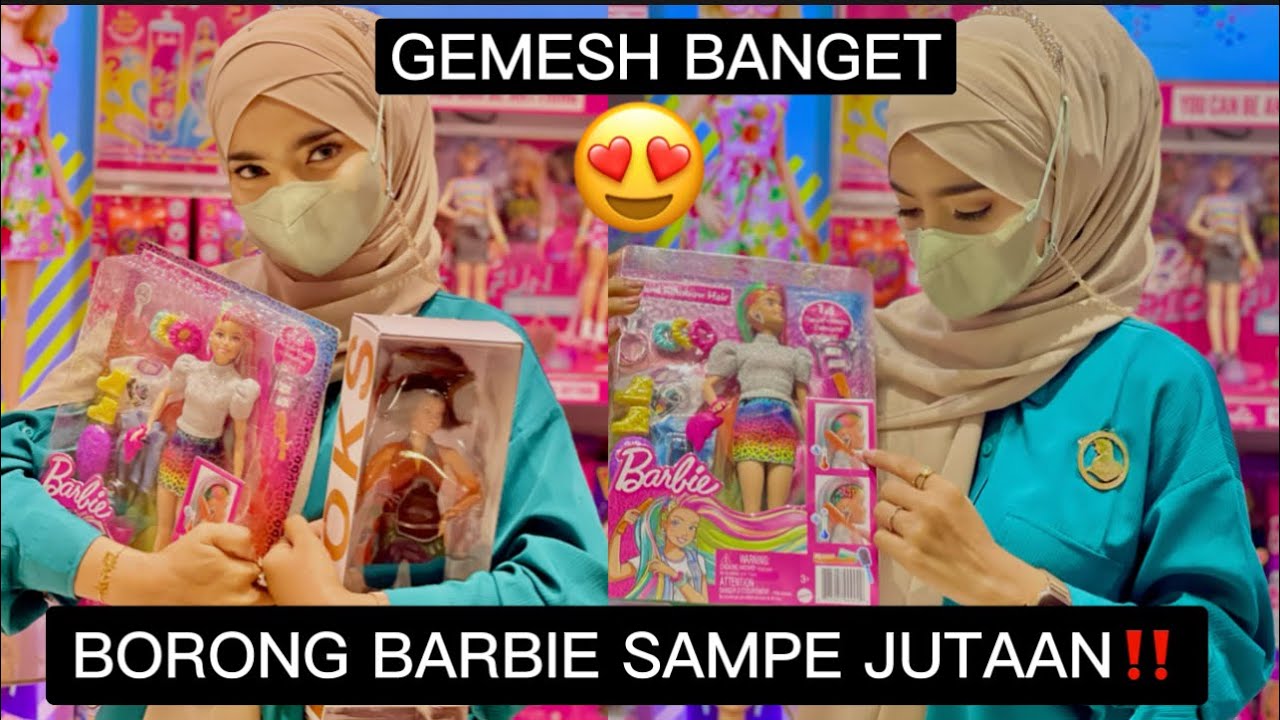 BORONG BARBIE & UNBOXING BARBIE MATTEL😍