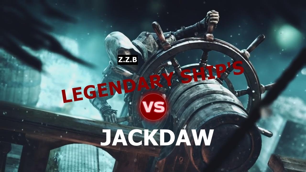 Legendary Ship's VS Fully Upgraded Jackdaw CHARGE ATTACK/ Assasin's Creed 4: Black Flag GAMEPLAY
