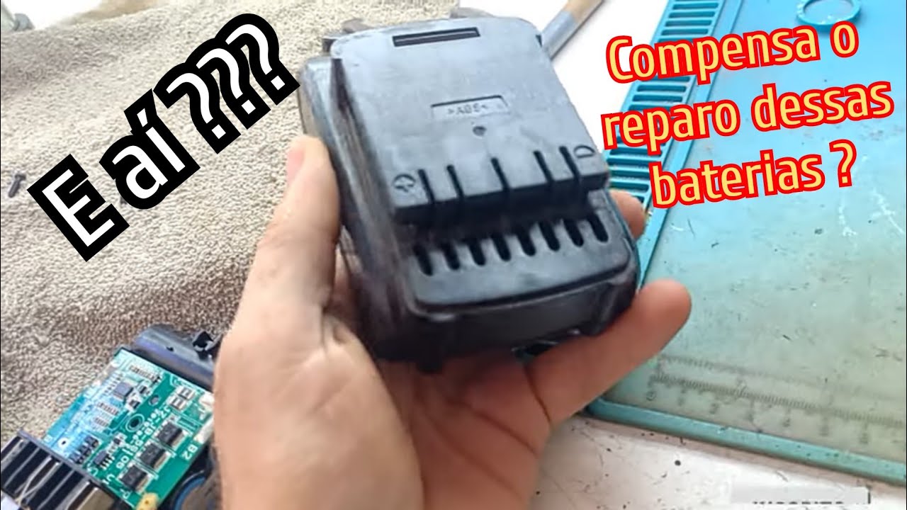Bateria da parafusadeira não carrega, já era , tem como recuperar? Dica serve pra vários modelos