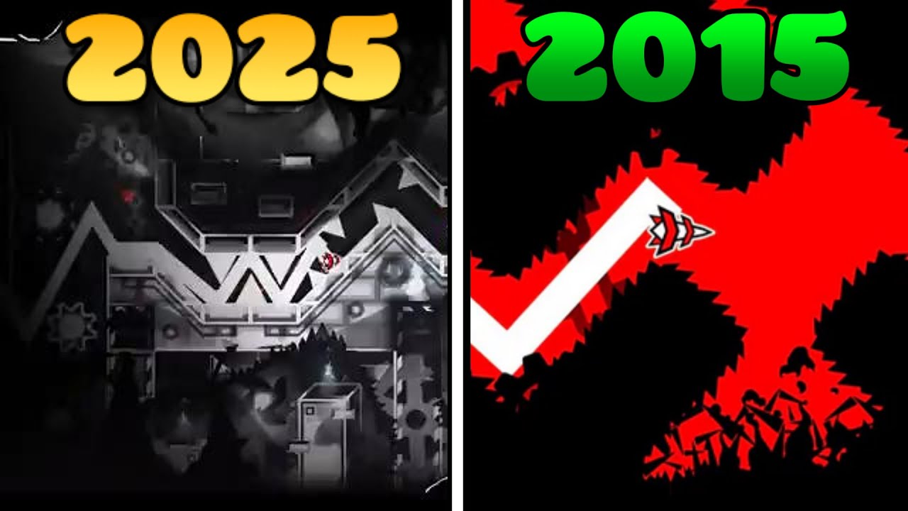 Zagrałem w NAJTRUDNIEJSZE Poziomy Sprzed 10 LAT w Geometry Dash