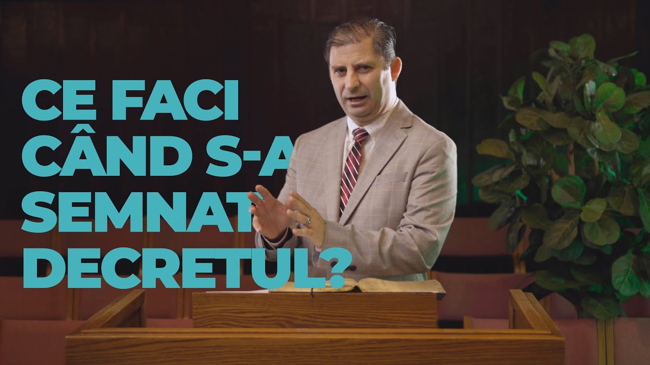 Ce faci când s-a semnat decretul?