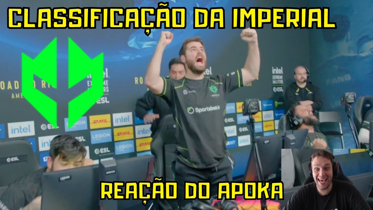 Apoka reagindo ao vlog da Imperial classificação pro Major