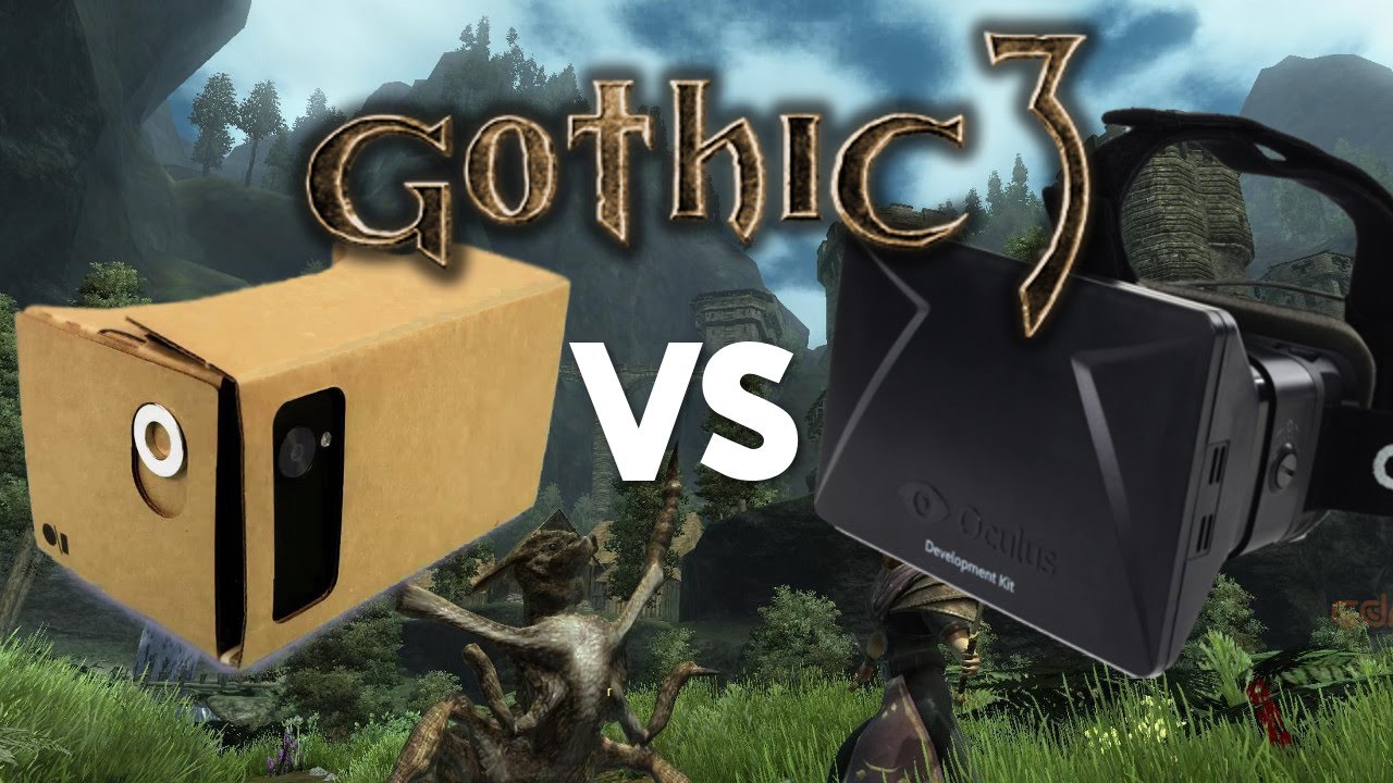 Oculus vs Cardboard - Kt&oacute;ry Zestaw VR jest Lepszy? [Gothic 3 VR/JackQuack]