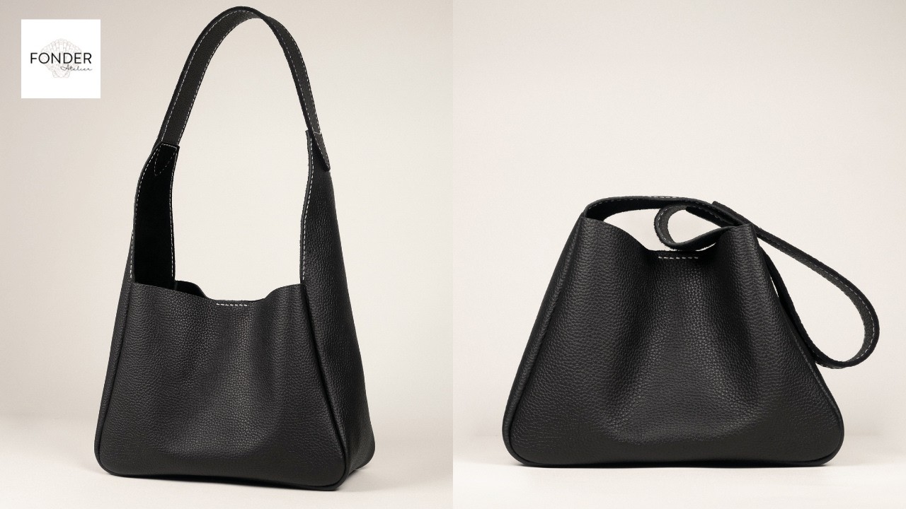 How To Make Simple Hobo Bag (Leather Craft Tutorial / Leather Pattern)