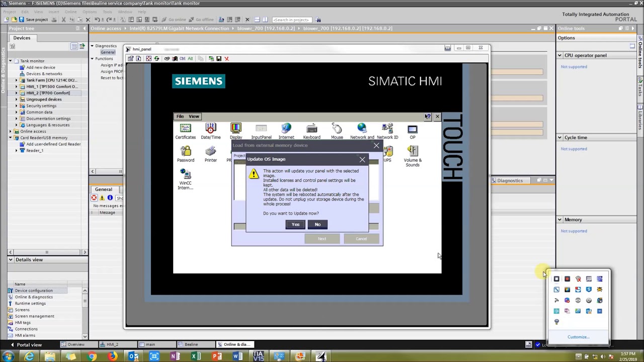 Loading an HMI Runtime Project from a USB to a SIMATIC Comfort HMI | Siemens Support | AWC, Inc.