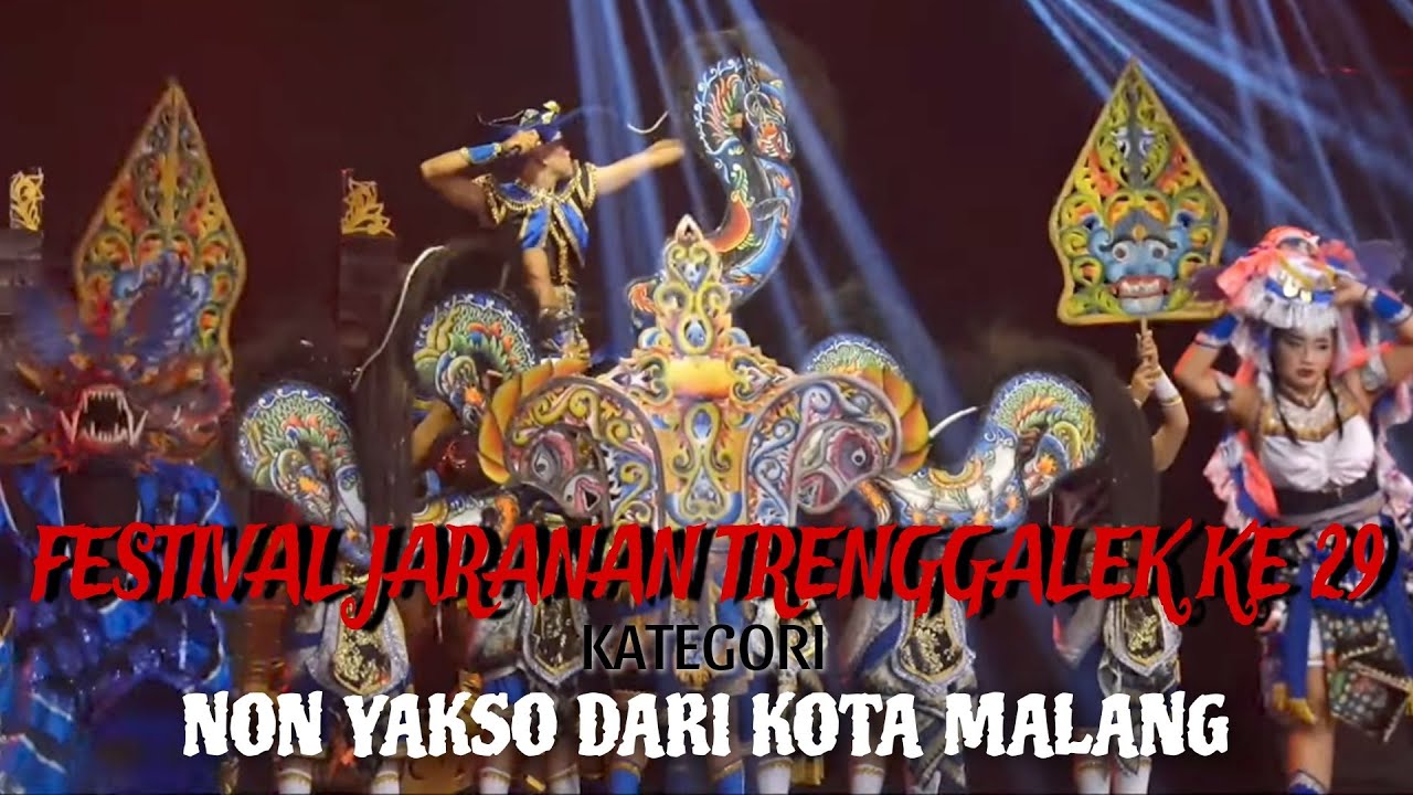 PENYAJI NO URUT 1 NON YAKSO DARI KOTA MALANG FESTIVAL JARANAN TRENGGALEK