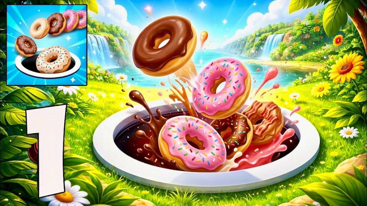 Hole Em All Gameplay Walkthrough Part 1 - Food Eating War (iOS, Android)