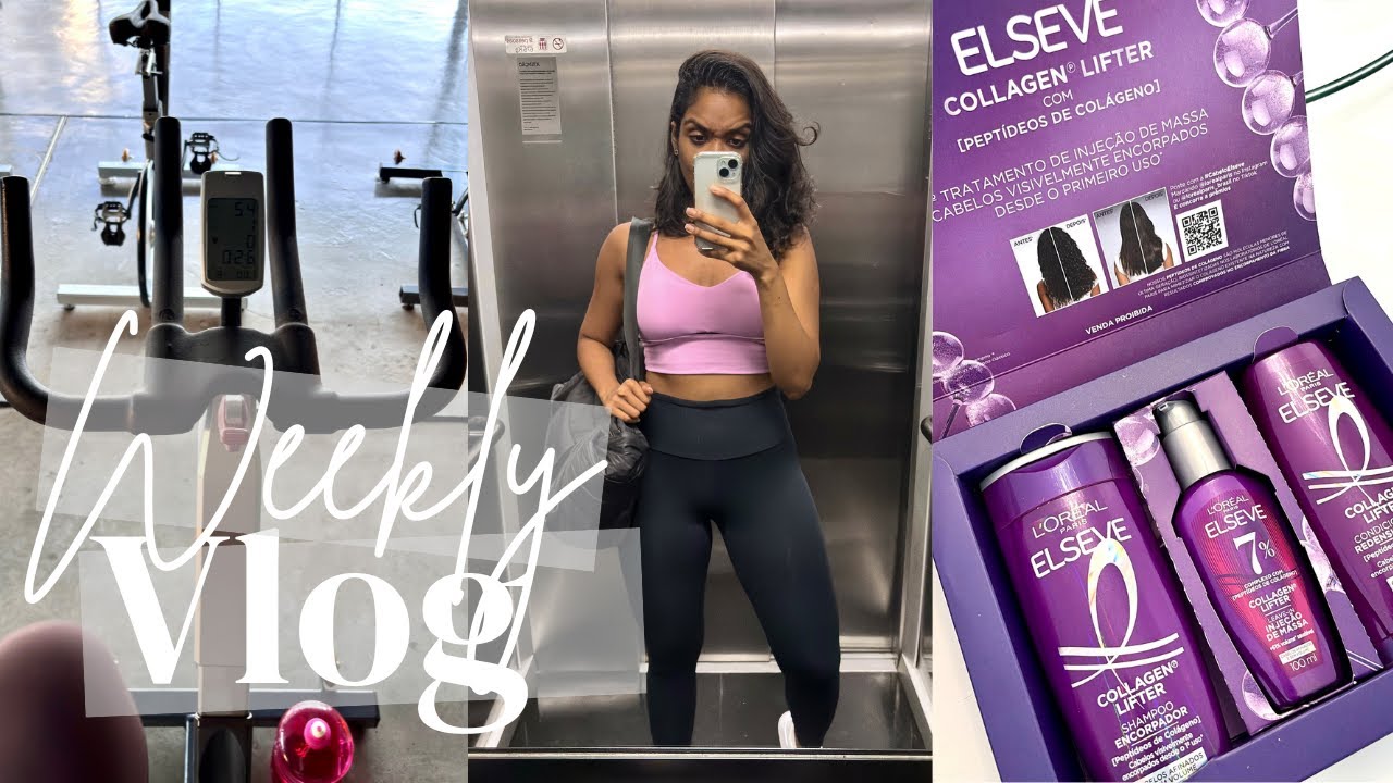 Weekly Vlog: Trabalho UGC, Aula de Spinning, Publicidade L'Óreal