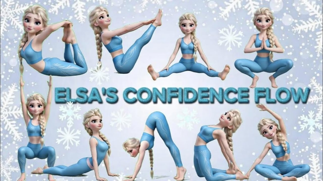 Elsa’s Frozen Yoga Flow: 10 Minutes to Inner Peace & Confidence ❄️🧘‍♀️