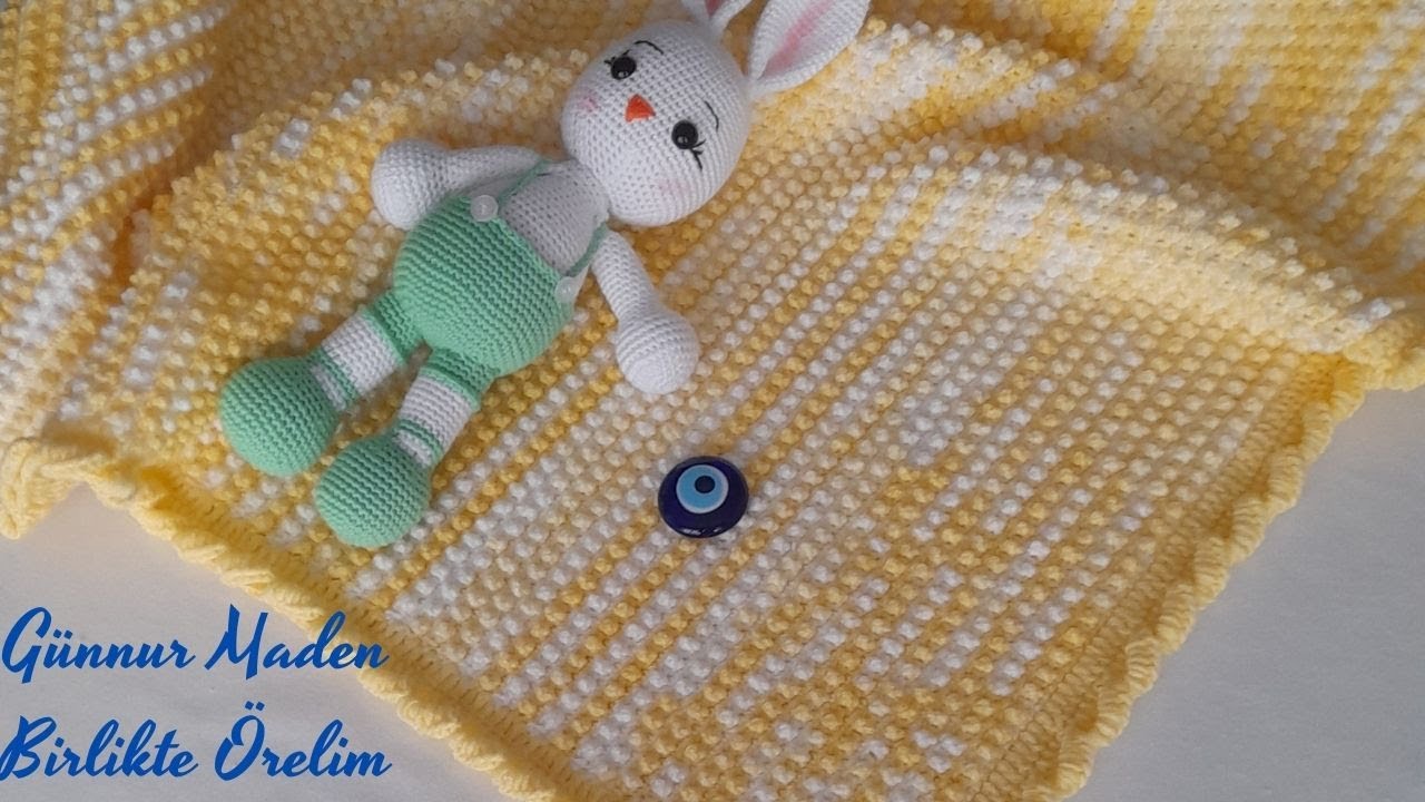 Nartanesi Bebek Battaniye /                             #babyblanketpattern  #bebekörgüleri#knitting
