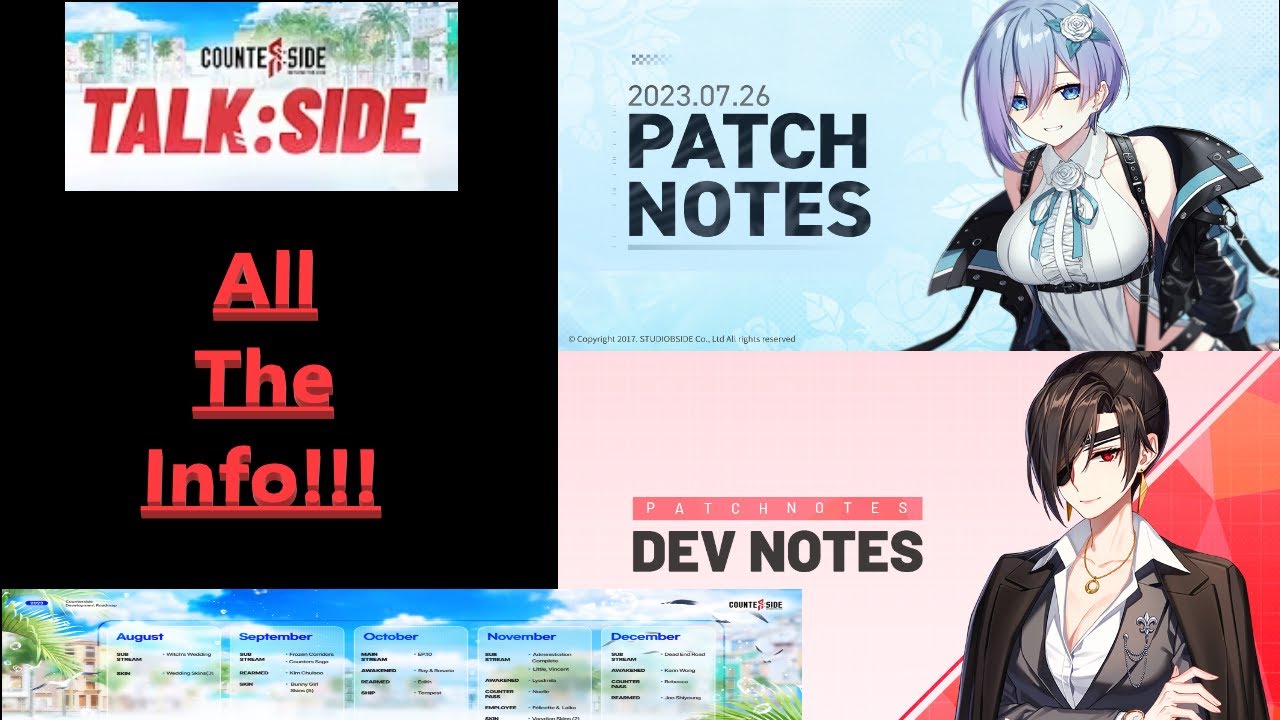INFO Overload! Origin Half Anniversary Stream, Dev Notes, Patch Notes Overview!!! (Counterside)