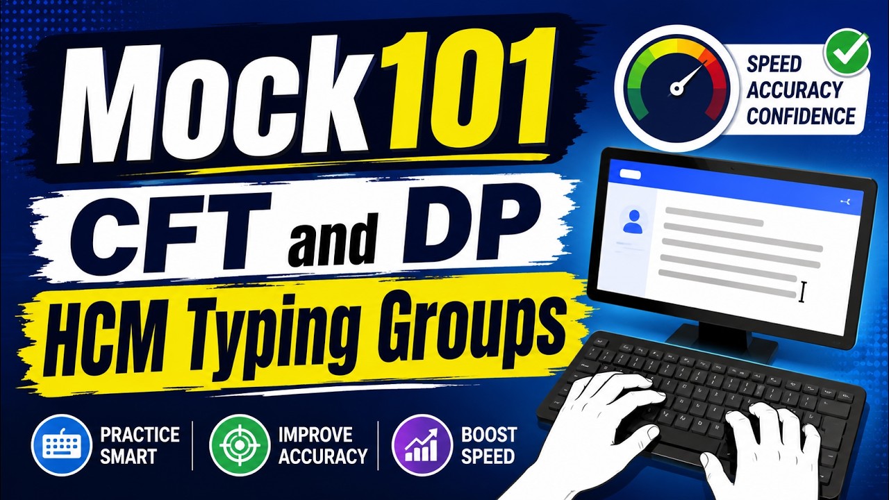 DP HCM Typing Test & CFT Groups Practice by Mock101 | Full Guide & Tips 2026
