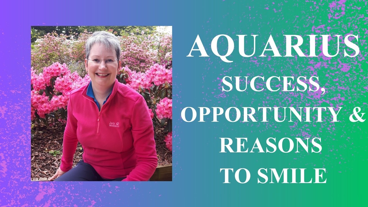 AQUARIUS * SUCCESS, OPPORTUNITY & REASONS TO SMILE. 22nd -28th Feb. #aquarius #tarot #weeklyreading