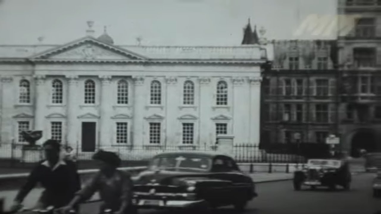 Cambridge England late 1940s early 1950s old cine film