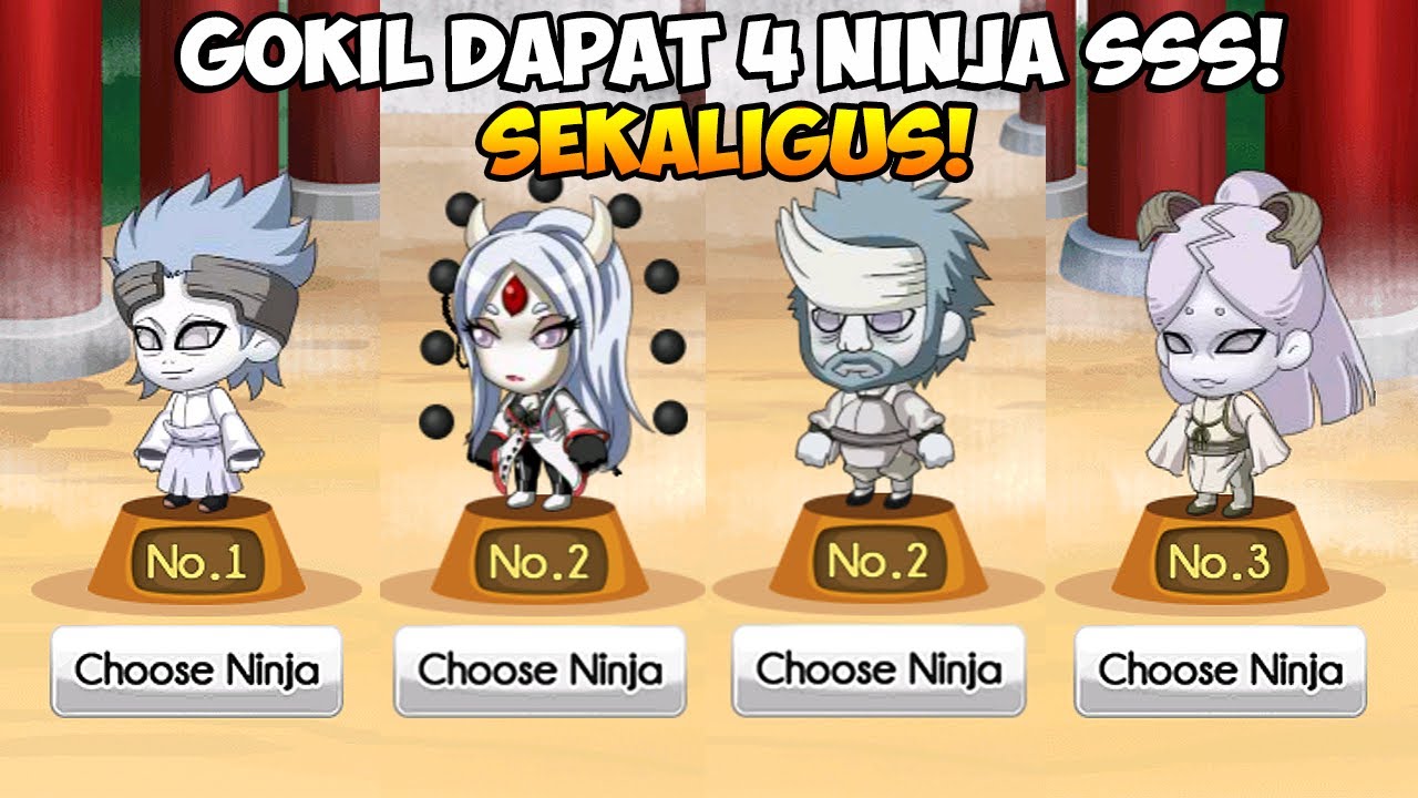 TOP UP 3 JUTA BISA BUNGKUS BERAPA NINJA SSS?! Ninja Heroes New Era