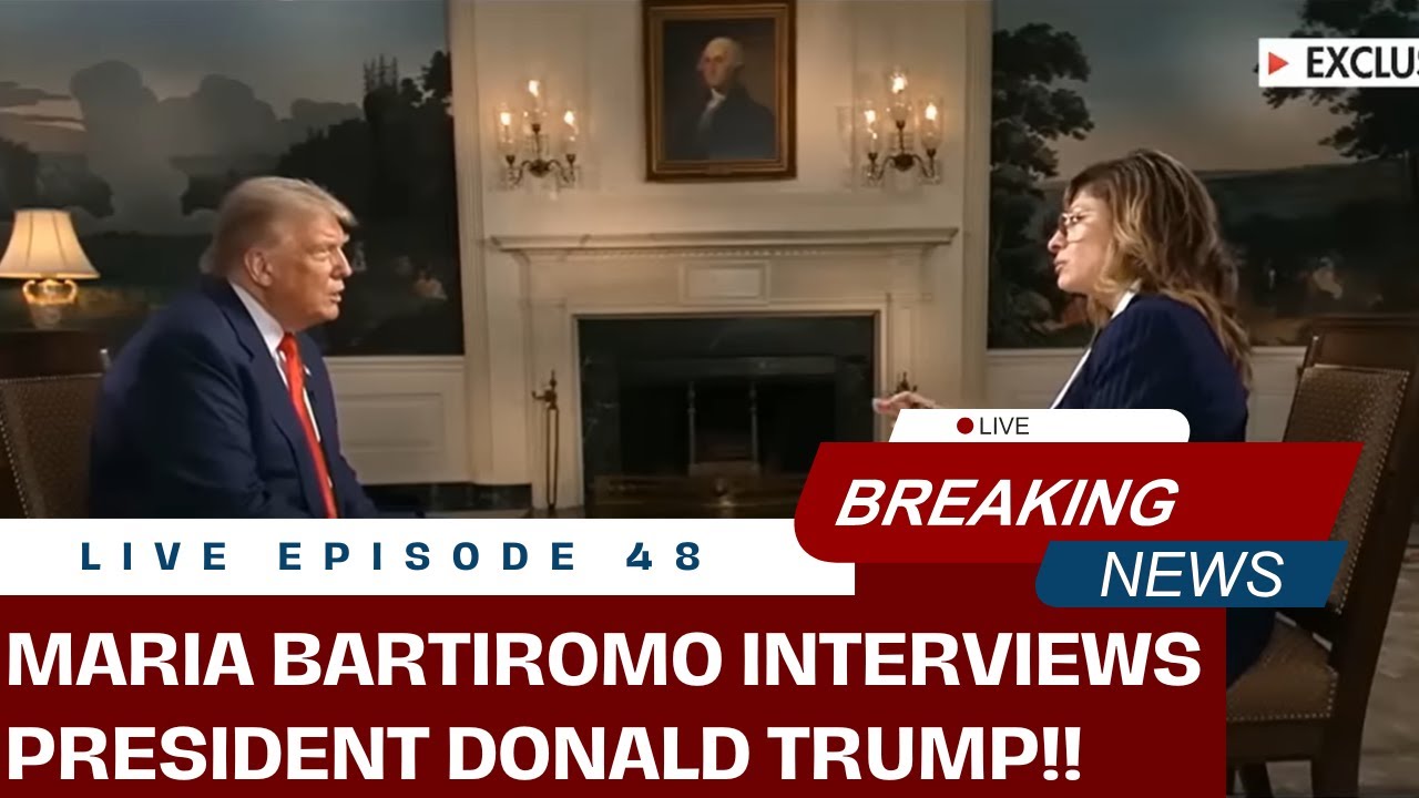 MARIA BARTIROMO INTERVIEWS PRESIDENT TRUMP! (LIVE EP. 48).