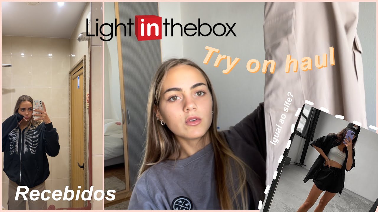 RECEBIDOS DA LIGHTINTHEBOX - BACK TO SCHOOL CLOTHES- TRY ON HAUL