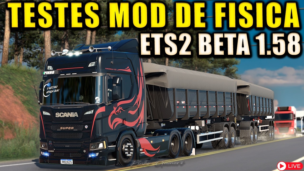 ETS 2 Teve mudanças na sua Fisica melhorou? Testes com mod | ETS2 OPEN BETA 1.58
