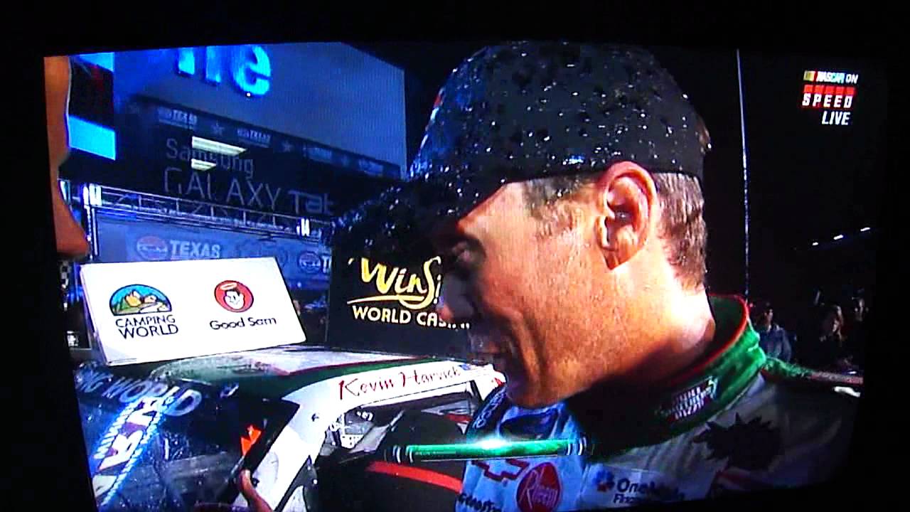 Kevin Harvick Wins 2011 NASCAR Texas Truck Race Responds to Kyle Busch Wrecking Hornaday