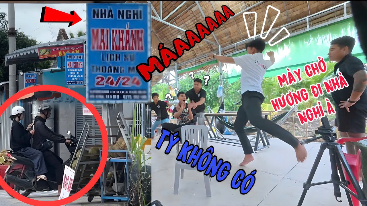 TNB - Tý Đình Chở Hương Đi Nhà Nghĩ Bị Người Khác Quay Lại Và Cái Kết...