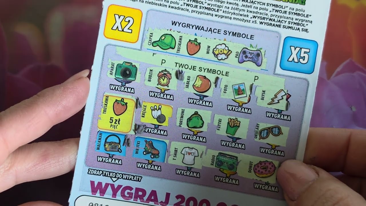 Zdrapki # 1155 premiera zdrapki🌈 POP🌈 10 szt 