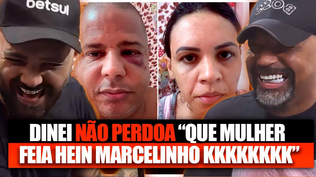 DINEI PERDE A NOÇÃO E NÃO ALIVIA PARA MARCELINHO CARIOCA KKKK!