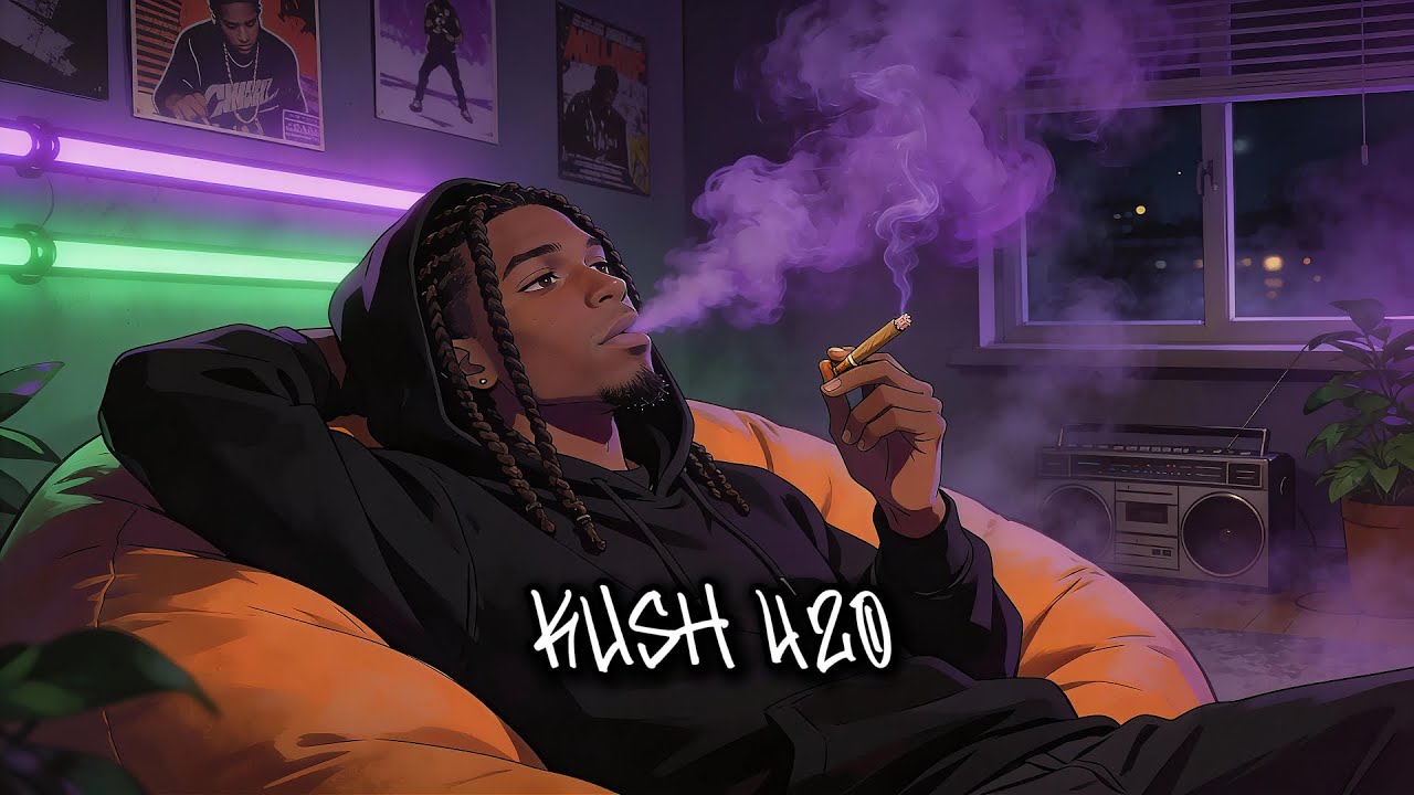 Smoke Mood - 420 Music for Late Night Vibes & Deep Relaxation | Chill Rap x Blues Hip-Hop | 1H