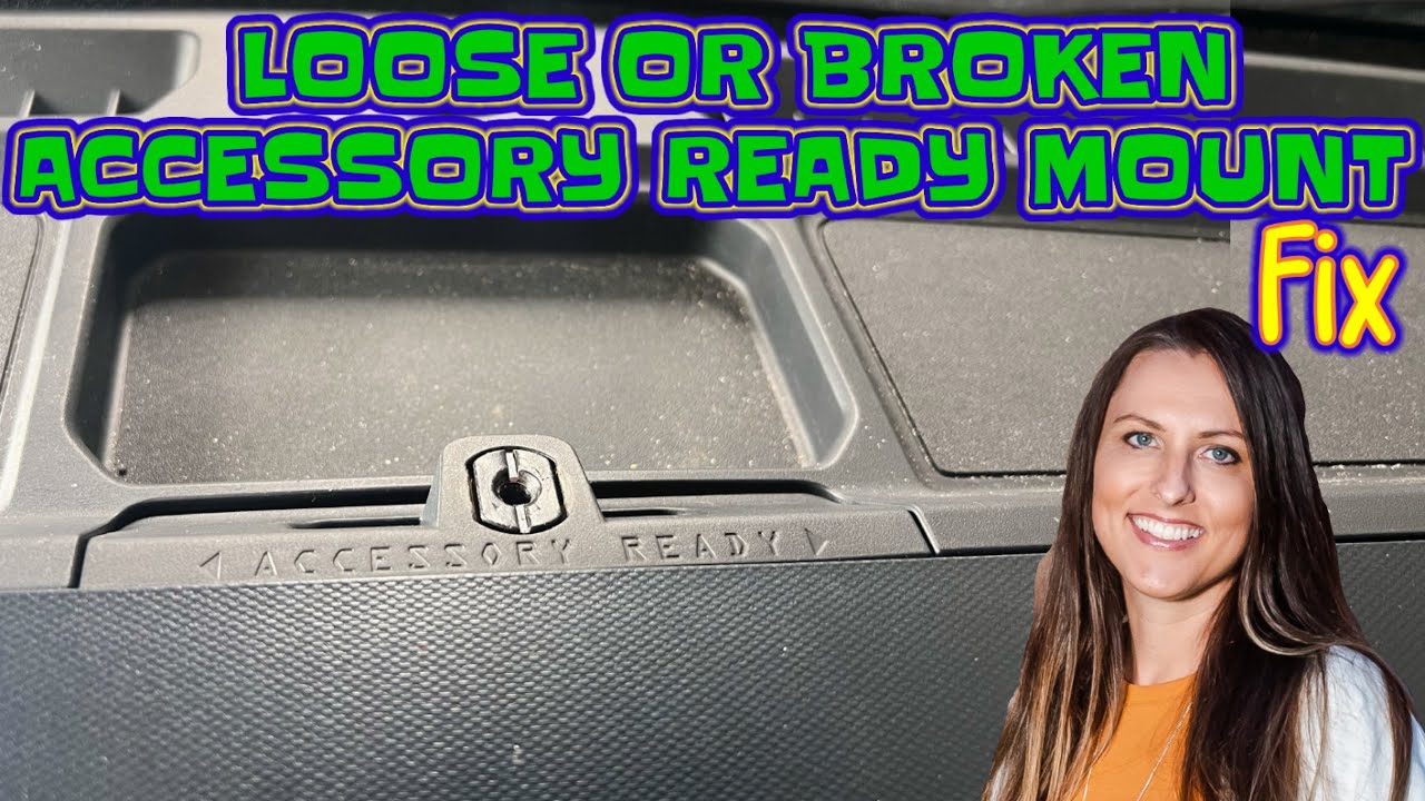 How to Fix Ford Bronco Dashboard Accessory Ready Mount that is Loose or Broken for 2021 or 2022