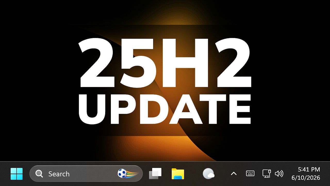 Новое обновление Windows 11 25H2 за июнь 2026 года &mdash; повышение производительности процессора и но...