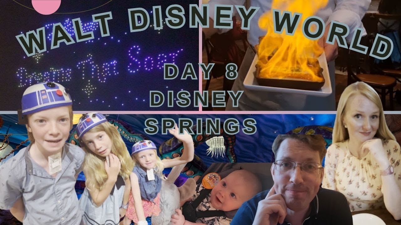 Walt Disney World | Day 8 Disney Springs | T Rex & Wine Bar George | Drone show!