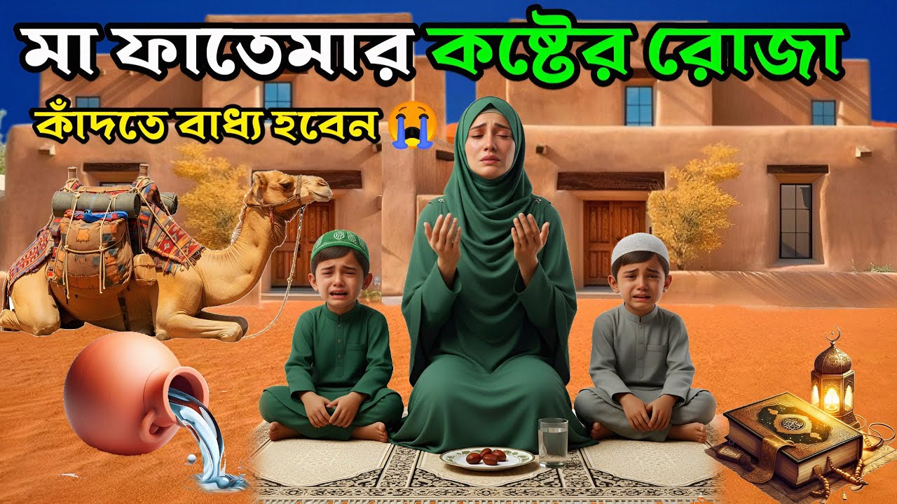 রমজান মাসে হযরত ফাতেমা (রাঃ) এর কষ্টের রোজা | Hazrat fatemah RA | ইসলামিক কাহিনী | রমজান মাসের ঘটনা 