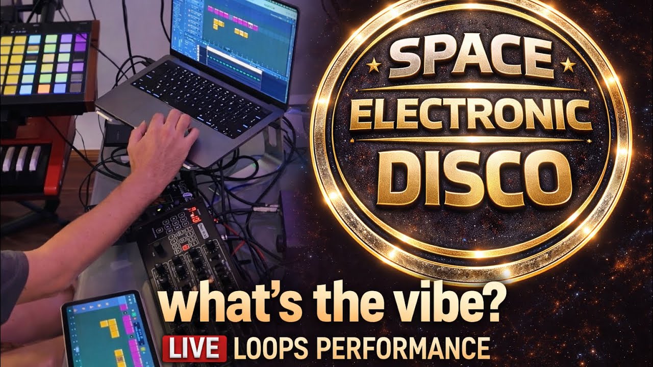What’s the vibe? -  space electronic disco  LIVE LOOPS performance 