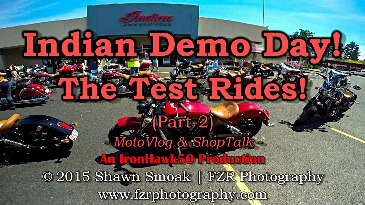Indian Demo Days! - Scout & Roadmaster Rides! (Pt.2/2) | TestRides & MotoVlog